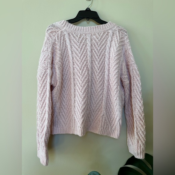 Pacsun LA hearts v-neck cropped sweater - Picture 2 of 5